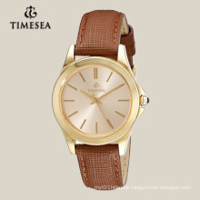 Women′s Quartz Watch with Gold-Tone Dial and Bezel 71026
